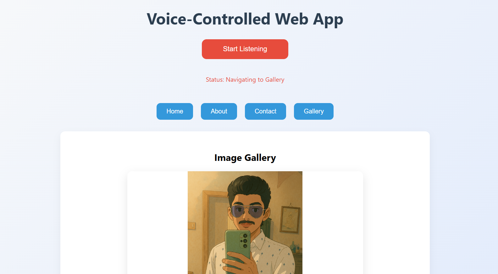 Voice Controlled App
