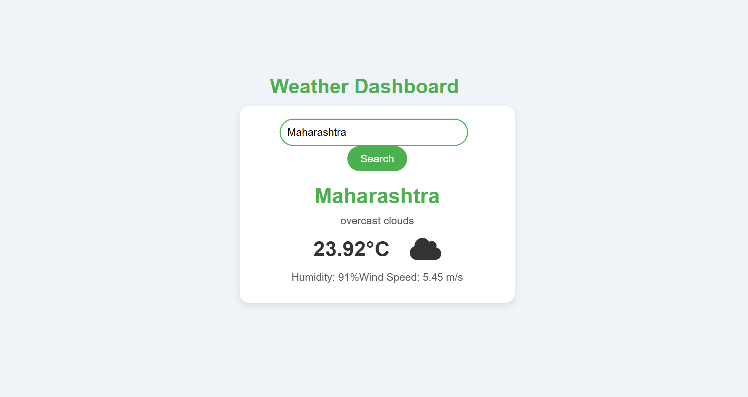 Weather Dashboard